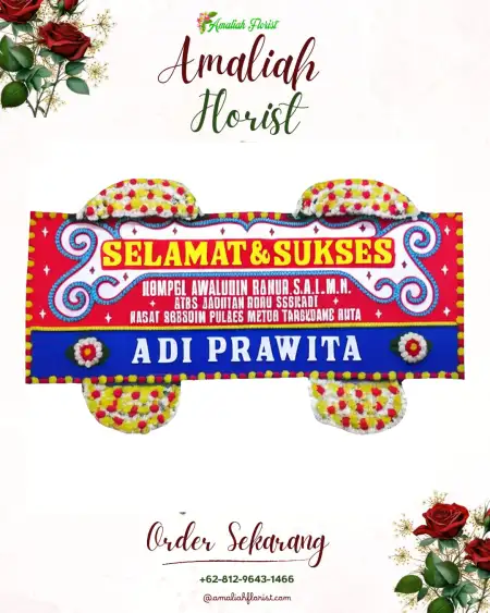 Papan Bunga Ucapan Selamat Muara Jawa